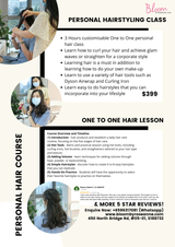 Bloom Personal Hair Hairstyling Course