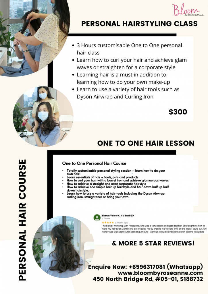 Bloom Personal Hair Hairstyling Course - Bloom by Roseanne